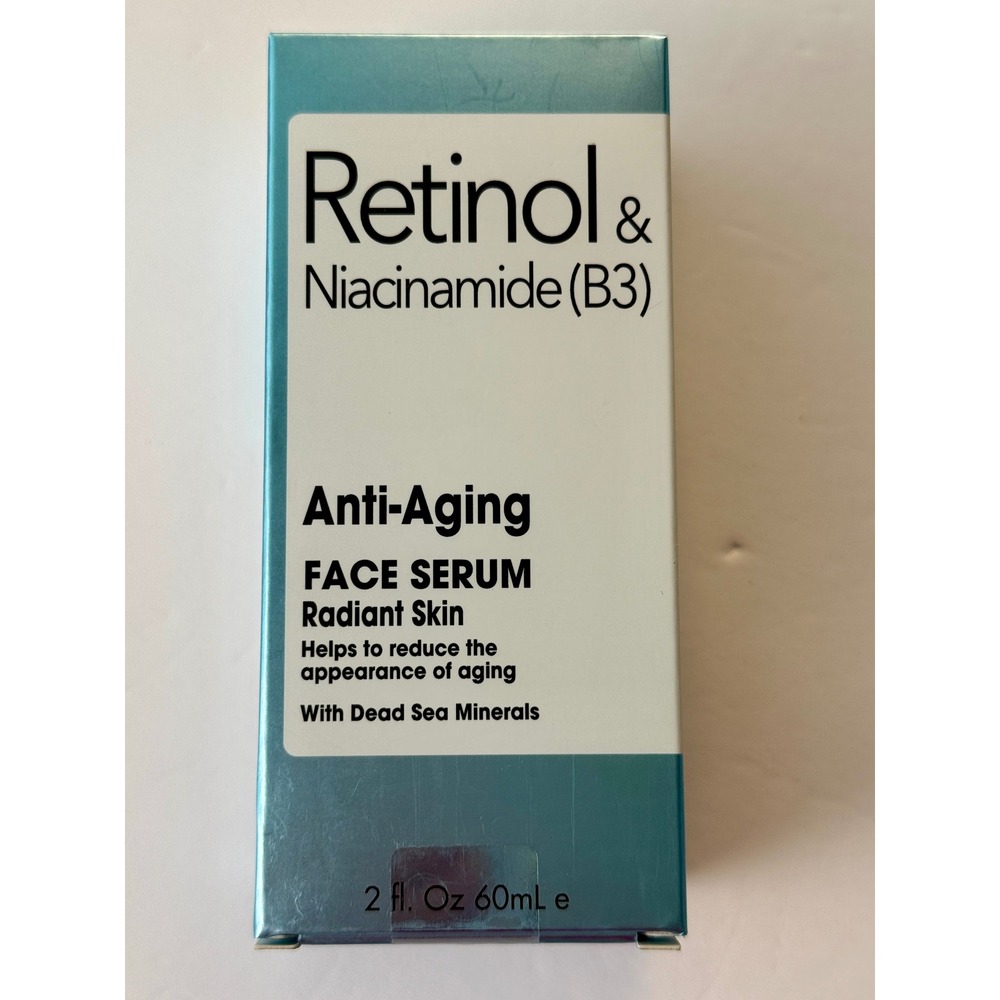 Spa Cosmetics Retinol & Niacinamide B3 Anti-Aging Face Serum Dead Sea 2oz 60ml